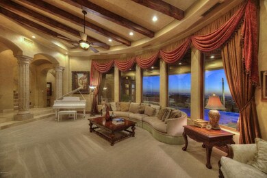 Living Room Glows by City Lights