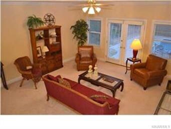 Double doors in the gathering room provide natural