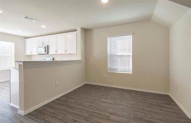 Dining area with large window