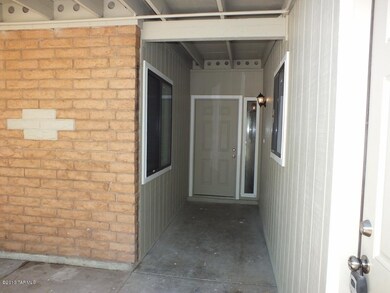 Main entrance is private and quiet
