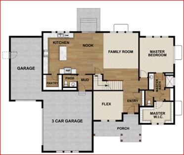 View of home floor plan