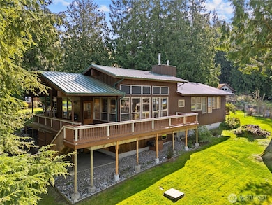 House from the corner of Salmon Run & West Shore.