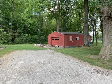 Detached garage does have some structural issues but can be saved.