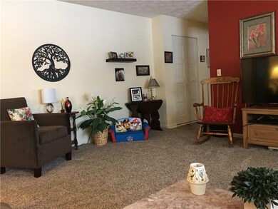 This portion of the living room provides movement 