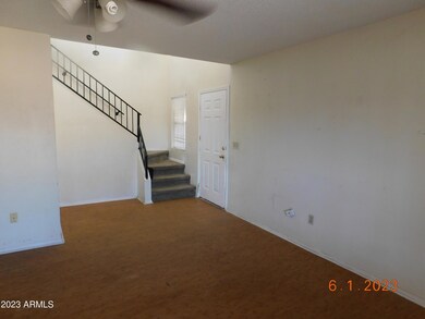 Great room looking toward stair