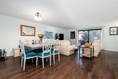 Dining area is open to the living room which is gr