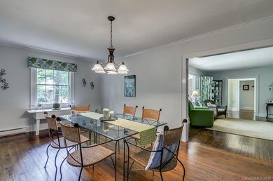 View of Dining Room looking into the Living Room a