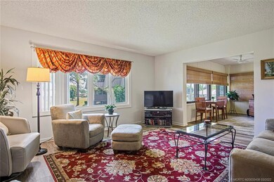 Living room and porch