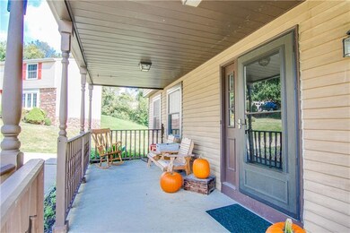 Large porch fits a wealth of furniture