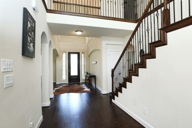 A look at the lovely architectural details in the 2 story foyer area.