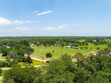 Aerial view of sparsely populated area
