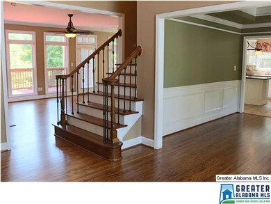Foyer entry impresses with high ceilings, freshly 