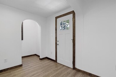 Brand new Craftsman style front door welcomes you