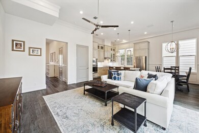 first floor living and dining