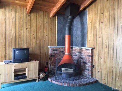 Fireplace. Free standing wood burning fireplace fo