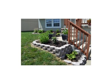 Beautiful landscape welcomes you to the front door