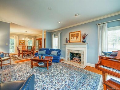 Great Room open to the Dining Room