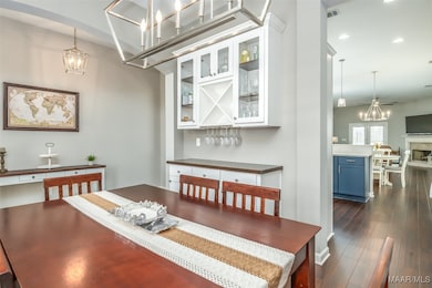 View from the Formal Dining Room into the Kitchen