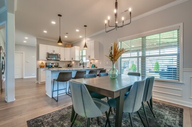 Open Concept With Dining Area & Kitchen