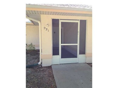 Exterior Front. Screened entry. Open the door and