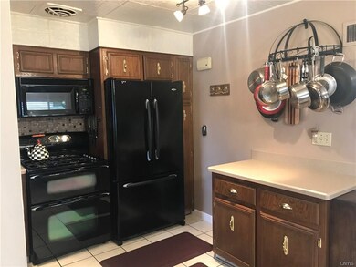 Gas cook top with double oven