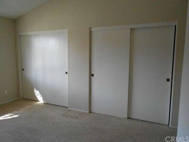 Master bedroom has ample closet space.