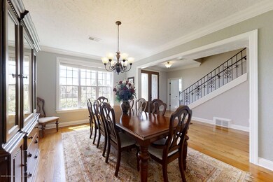 Dining room beautiful hardwood floor