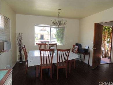 Front home dining and kitchen area off the living 