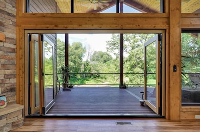 Triple Slide doors to deck