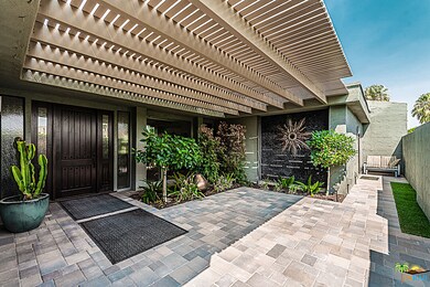 Entry courtyard