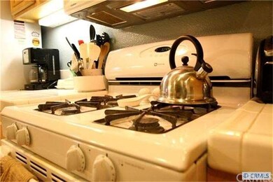 This perfectly functional stove is well positioned