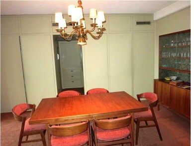 Formal Dining with built-ins galore