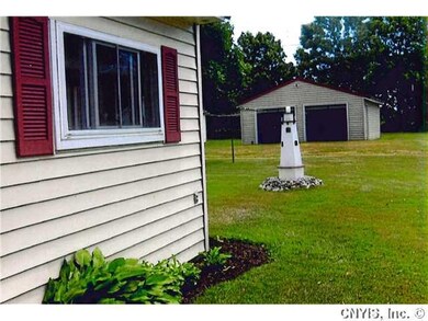 Land. Two car garage included.