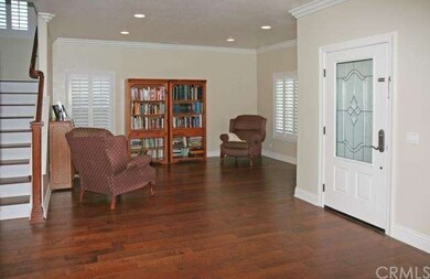 Formal living room off the entry.  Added Crown mol