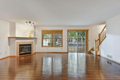 Great room updated with beautiful hardwood floors 