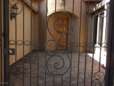 Gated Front Courtyard