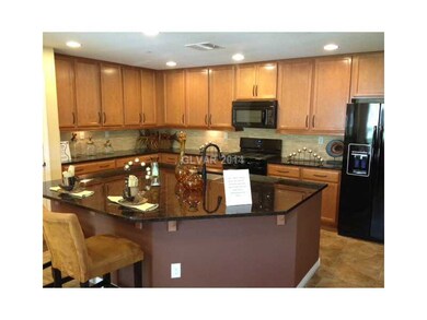 Kitchen. Photo is of a model of the same plan and