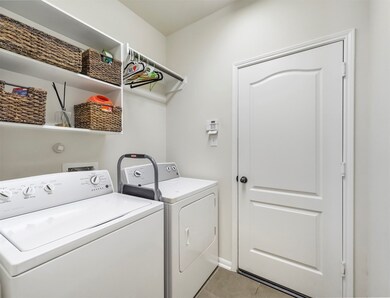 Laundry room located near the front entry!