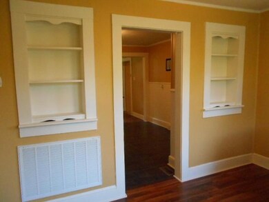 Close-up of built-ins in dining room. This is a wonderful, original feature of this 1940's home!