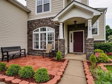 Covered front entrance