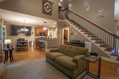 Open Floor Plan and check out that staircase!