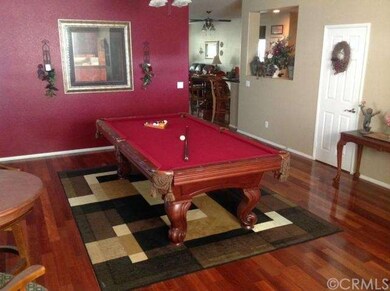 Living room dining room that is turned into a game