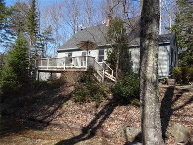 Exterior Front. Front Door and Deck.