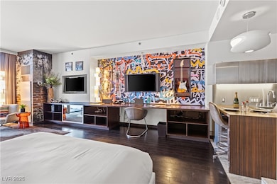 Bedroom featuring hardwood / wood-style floors
