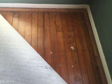 Beautiful pine floor under the carpet