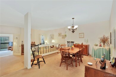 Nice, large dining area.