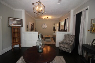 View into living room
