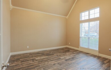 Office through the french doors.
