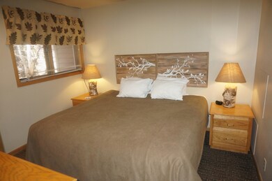 Bedroom with baseboards