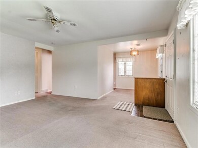 Living Room Looking to Dining Room